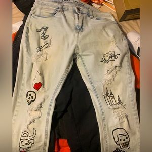 Lure Mens Skate Jeans